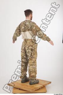 Soldier in American Army Military Uniform 0008